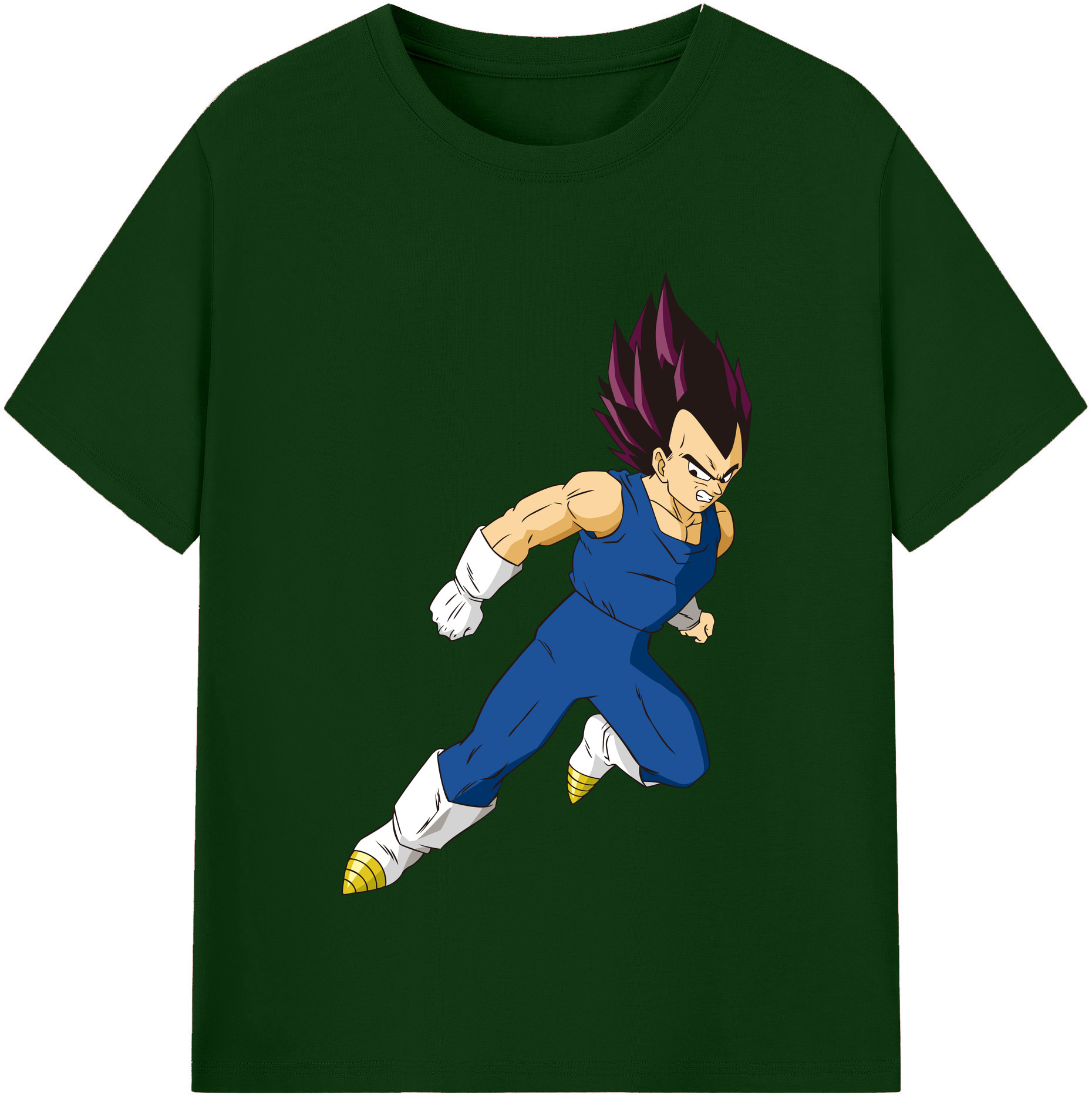 （画像用） ドラゴンボール ベジータ四世（Bejīta Yonsei）DRAGON BALL Vegeta IV 綿100％半袖Tシャツ（フロントプリント）
